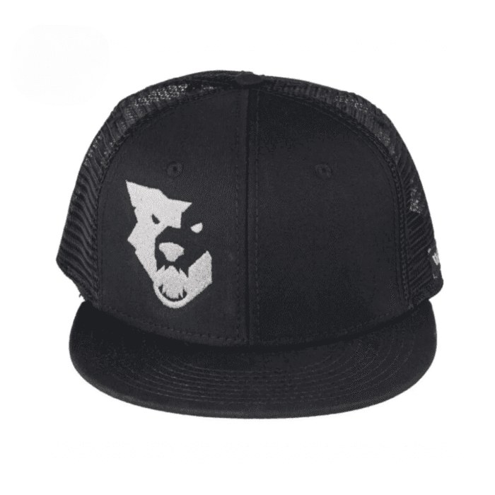 Wolf Tooth Logo Flat Bill Trucker Kapa