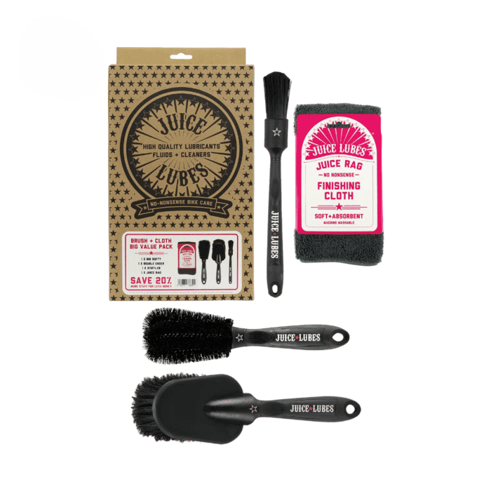 Juice Lubes 3 X BRUSH & CLOTH paket